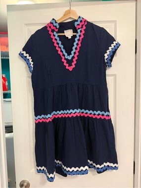 Sail to Sable Ric Rac Dress Size Large